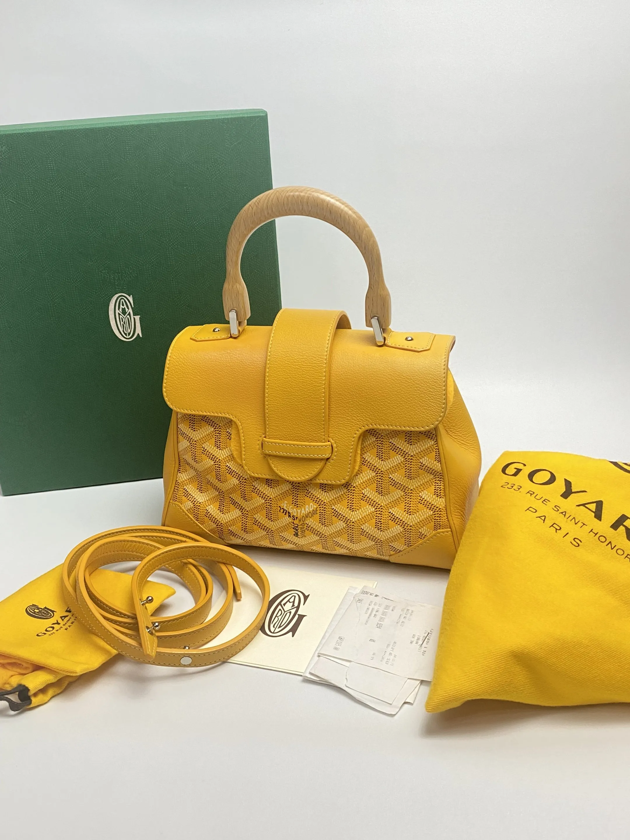 Vintage Goyard Yellow Mini Shoulder Bag – Treasures of NYC