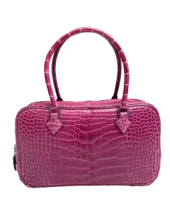 EVERYDAY BAGS Preowned Mini Plume Elan 22cm Fuschia Alligator Shiny  1 ~item/2024/10/1/img_1290