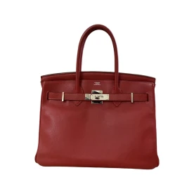 Preowned Birkin 30 Rouge Vif Swift 