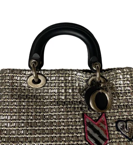 EVERYDAY BAGS Preowned Diorissimo Small Metalic Woven Tweed  8 ~item/2024/10/12/img_3686