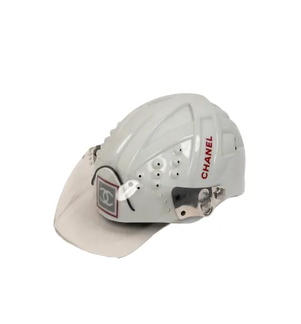 ACCESSORIES LIKE NEW CC Sport Line Helmet White PVC Limited Edition 1 ~item/2024/10/12/img_3707