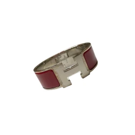 Preowned Click Clac H Bracelet Red