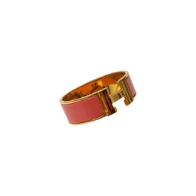 Preowned Click Clac H Bracelet Orange