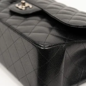 EVERYDAY BAGS Preowned Jumbo Classic 30 cm Black Caviar  3 ~item/2024/10/2/13_4_1536x1536