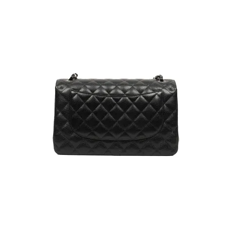 EVERYDAY BAGS Preowned Jumbo Classic 30 cm Black Caviar  2 ~item/2024/10/2/4_8_2