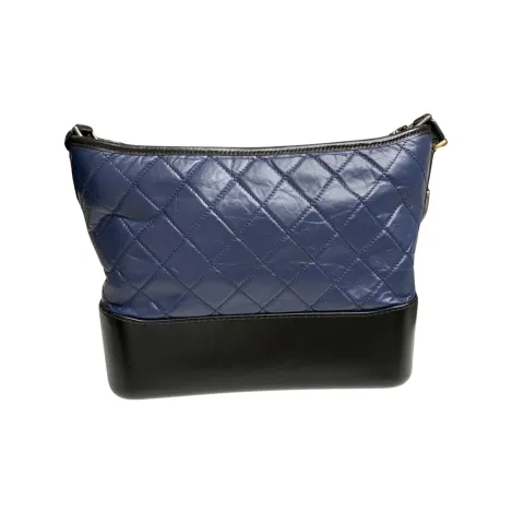 EVERYDAY BAGS Preowned Sholder Bag Chanel Gabrielle Hobo Navy/Black with Mixed Hardware 2 ~item/2024/10/3/pixelcut_1