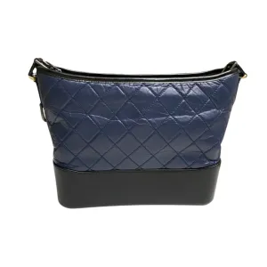 EVERYDAY BAGS Preowned Sholder Bag Chanel Gabrielle Hobo Navy/Black with Mixed Hardware 1 ~item/2024/10/3/pixelcut_2