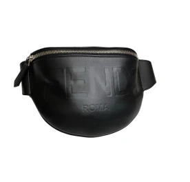 LIKE NEW Black Logo Belt Bag