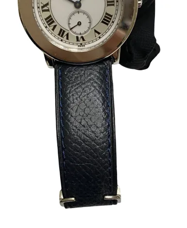 WATCHES Preowned Must The Cartier Ronde Stell Case, Year 1996 33 mm- Quartz Movement Black Leather 10 ~item/2024/10/4/img_1979