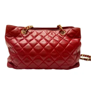 EVERYDAY BAGS Preowned Vintage Shoulder Bag Red Quilted Lambskin  3 ~item/2024/10/4/img_2081