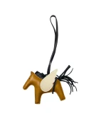 NEW Pegasus Bag Charm PM SesameNataBlack Lambskin