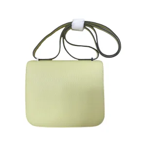 EVERYDAY BAGS Preloved Constance 18 Jaune Borgougne Chevre 2 ~item/2025/2/6/pixelcut_2_13