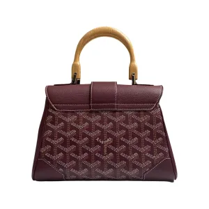 EVERYDAY BAGS Preloved Mini Saigon Souple Bordeaux/Tan 2 ~item/2025/2/6/pixelcut_2_13