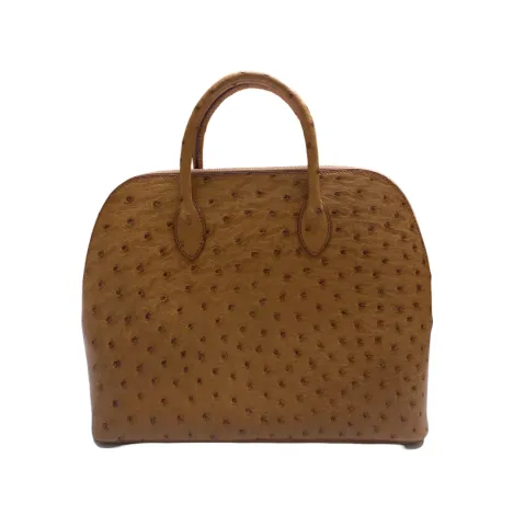 EVERYDAY BAGS Preloved Bolide 1923/30cm Gold Ostrich 2 ~item/2025/2/7/pixelcut_2_14